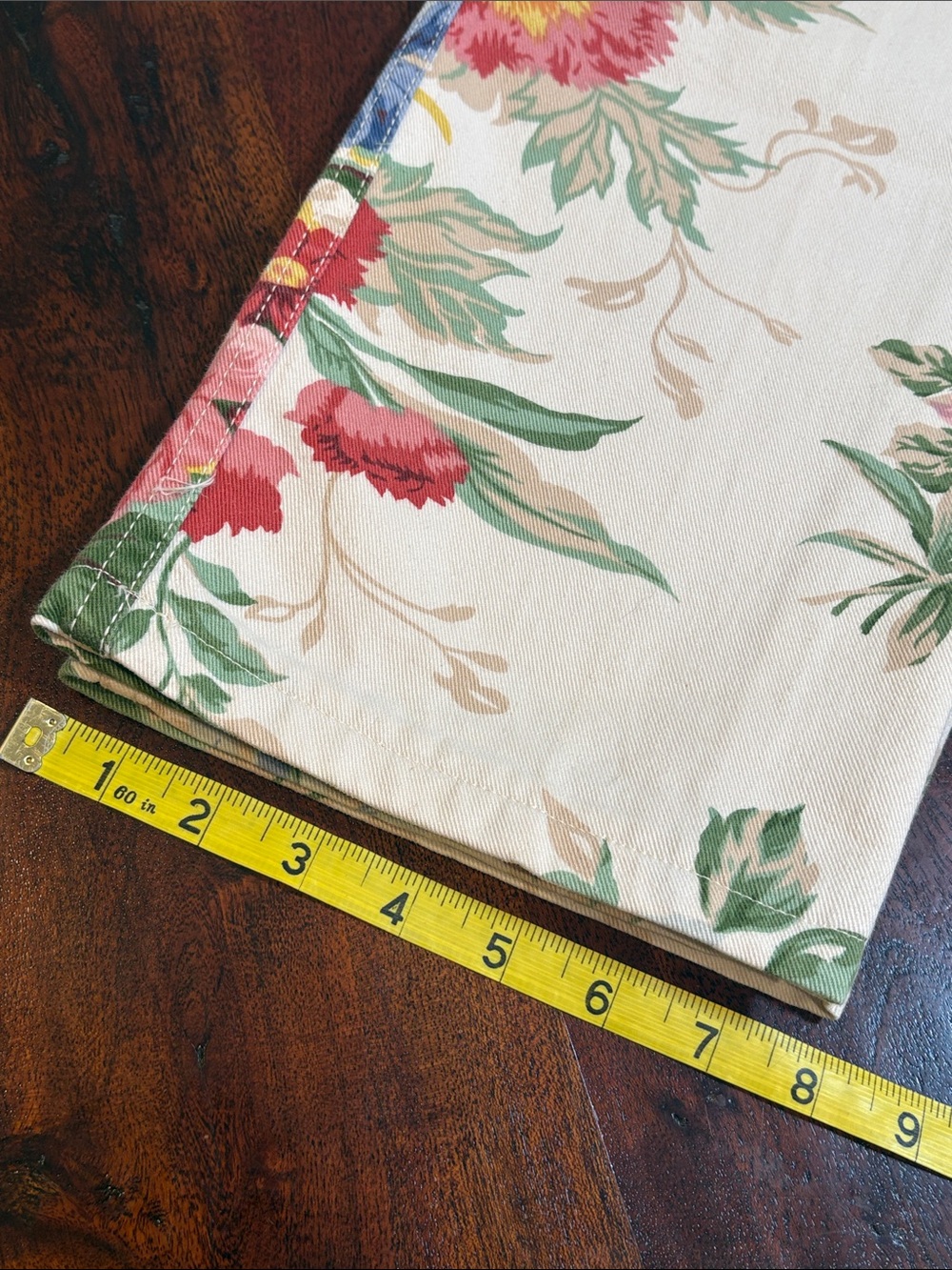 Vintage Ralph Lauren Blue Label 90s Floral Denim High-Rise Jeans 31 *As-Is* - Picture 15 of 16